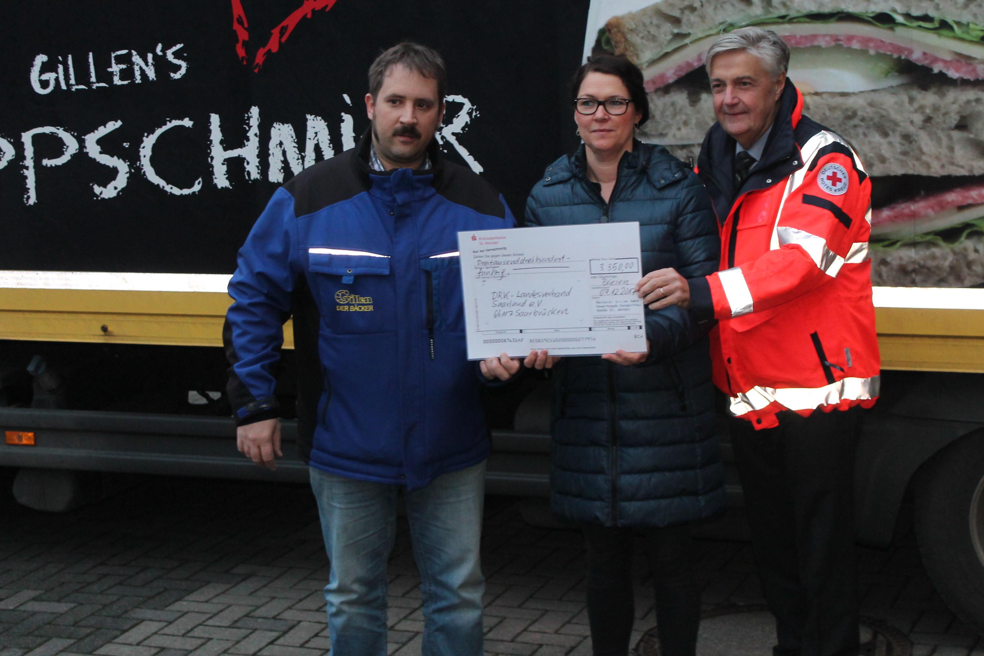 Monika und Marco Gillen, Michael Burkert (v.l.n.r.)